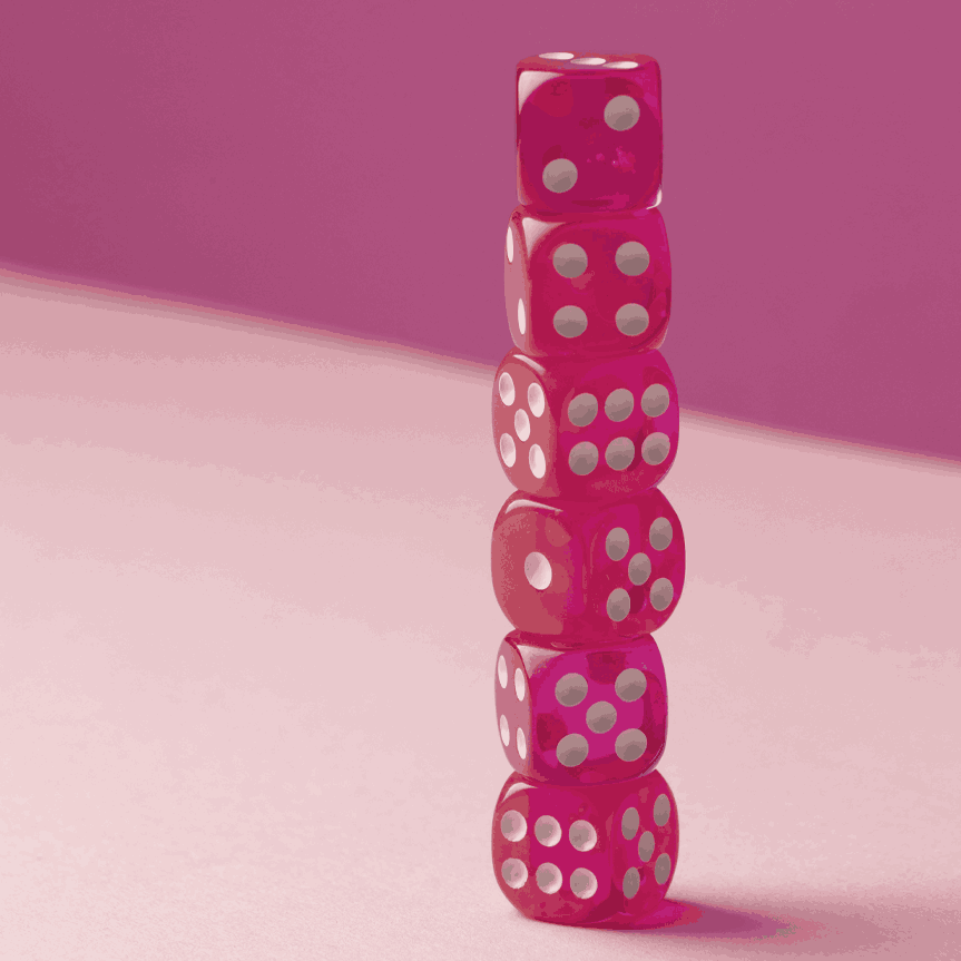 six dice