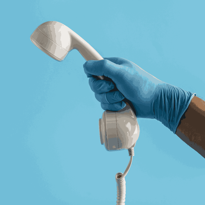 man holding a phone